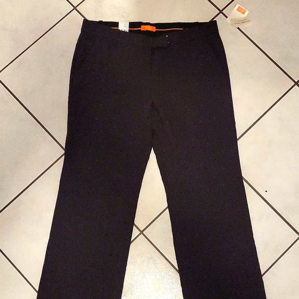 BNWT Women's size 10 wide leg trouser fit charcoal dress pants